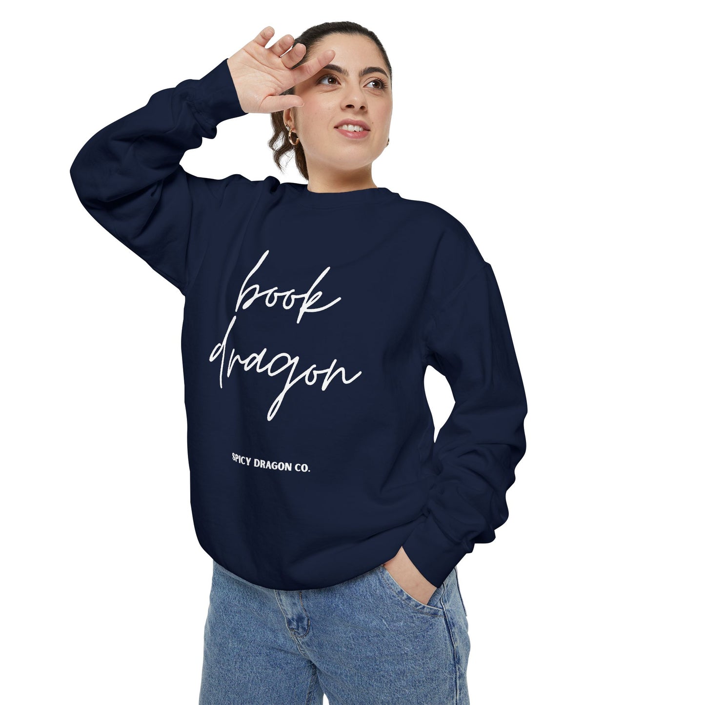 Book Dragon Comfort Colors Crewneck