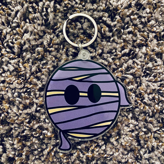 Mummy Smiley Keychain