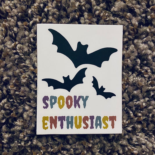 Spooky Enthusiast Sticker