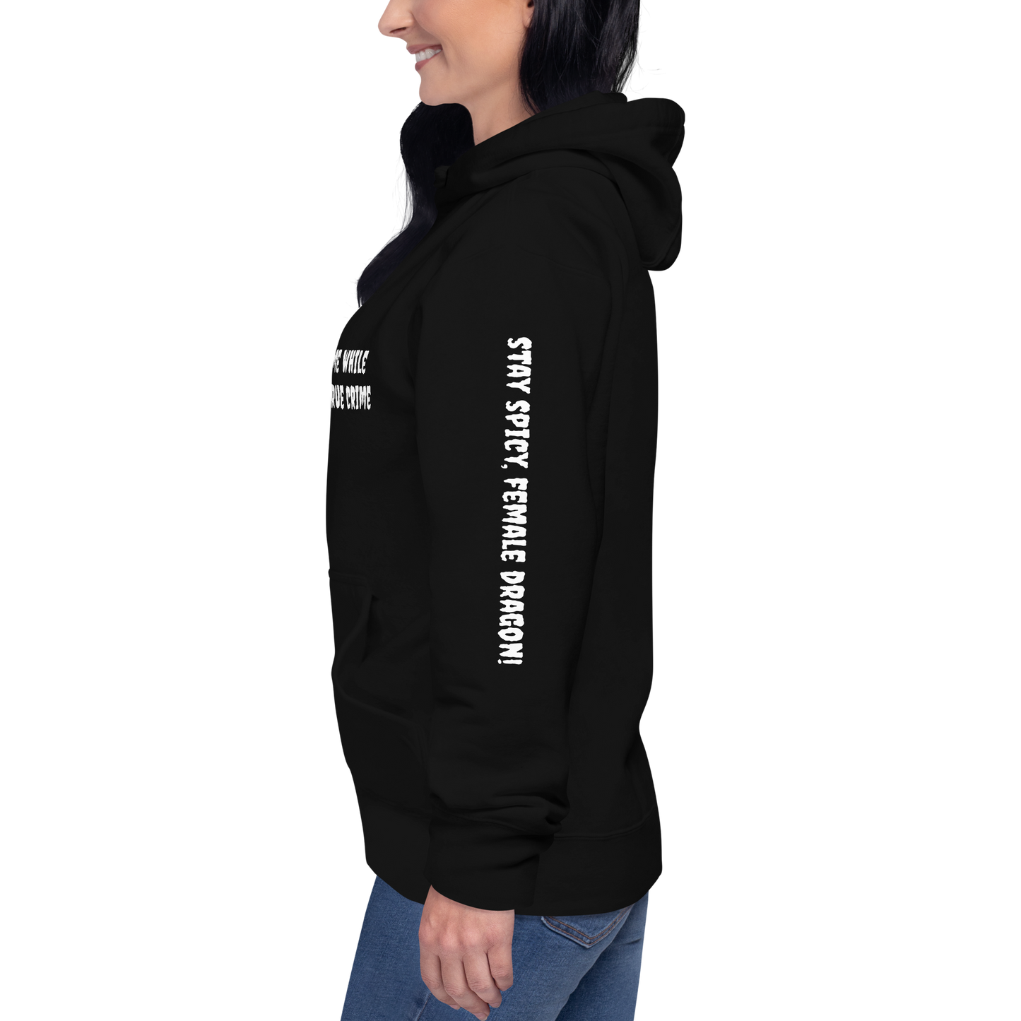 Set 4. Don’t Bother Me / Watching True Crime Premium Hoodie