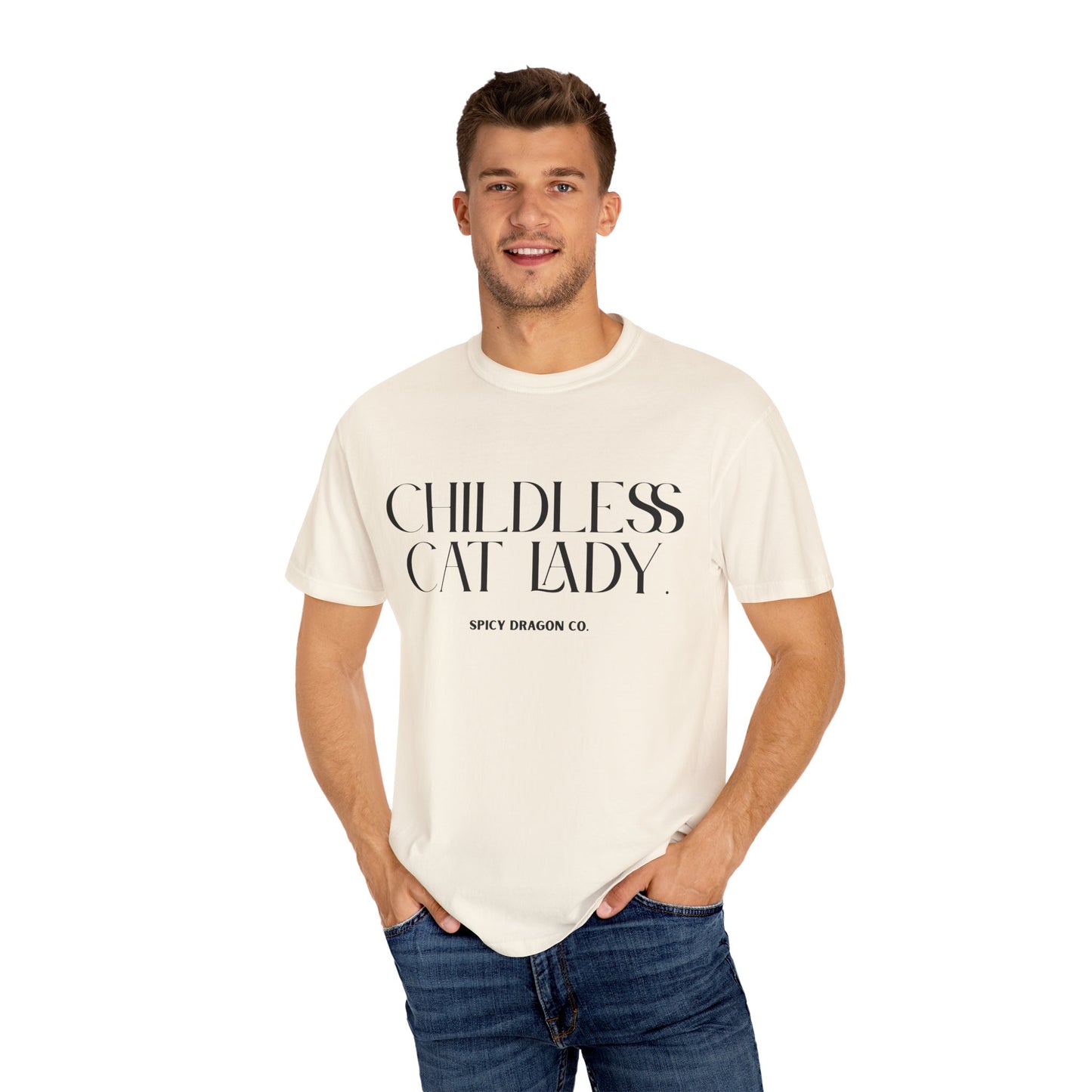Childless Cat Lady Comfort Colors Tee