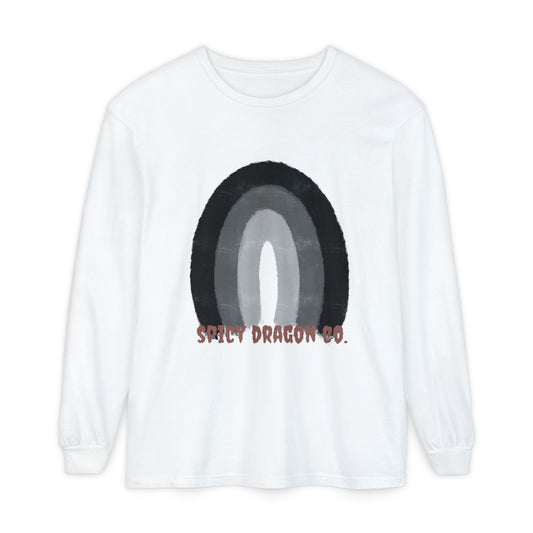 Spooky Rainbow Logo Comfort Colors Long Sleeve