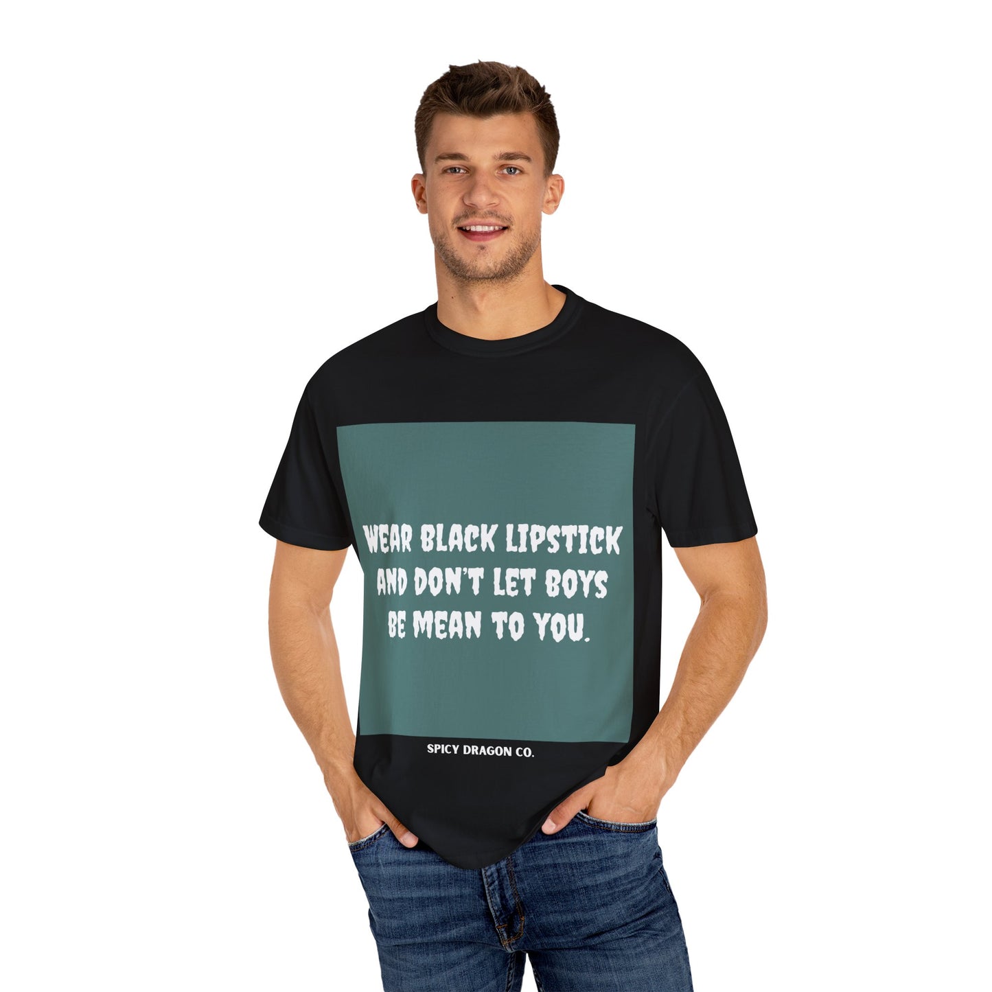 Black Lipstick Comfort Colors Tee