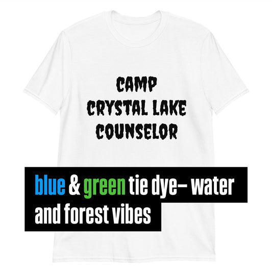 Camp Counselor (blue & green tie dye)