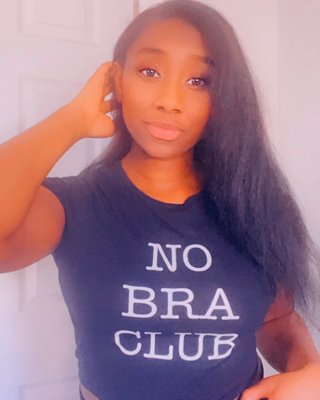 *No Bra Club Baby Tee