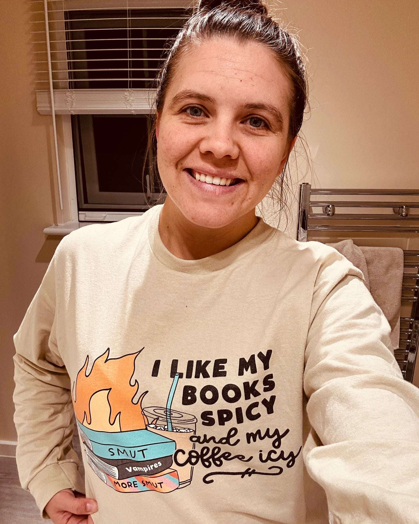 Spicy Books & Icy Coffee Long Sleeve