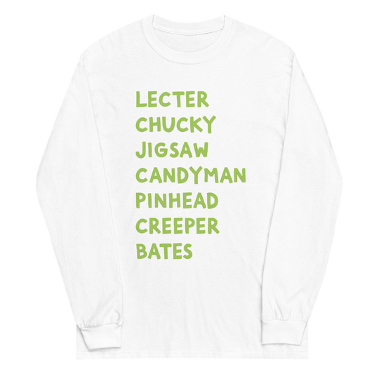 Horror Movie Killers Long Sleeve