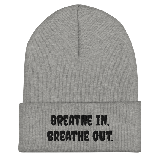 Breathe In, Breathe Out Beanie