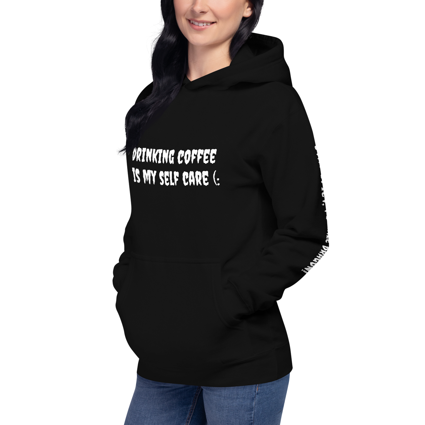 Set 6. Self Care / Drinking Coffee Premium Hoodie