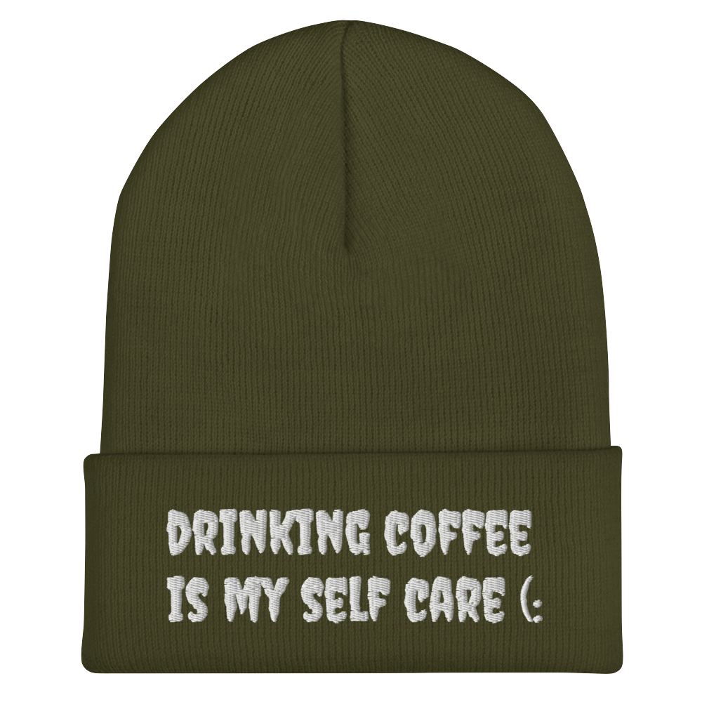 Self Care / Drinking Coffee Beanie