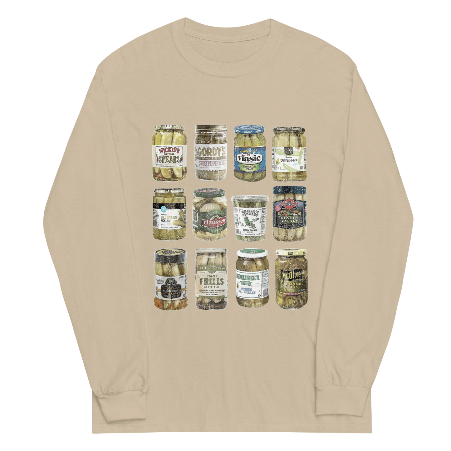 Vintage Pickle Jars Long Sleeve