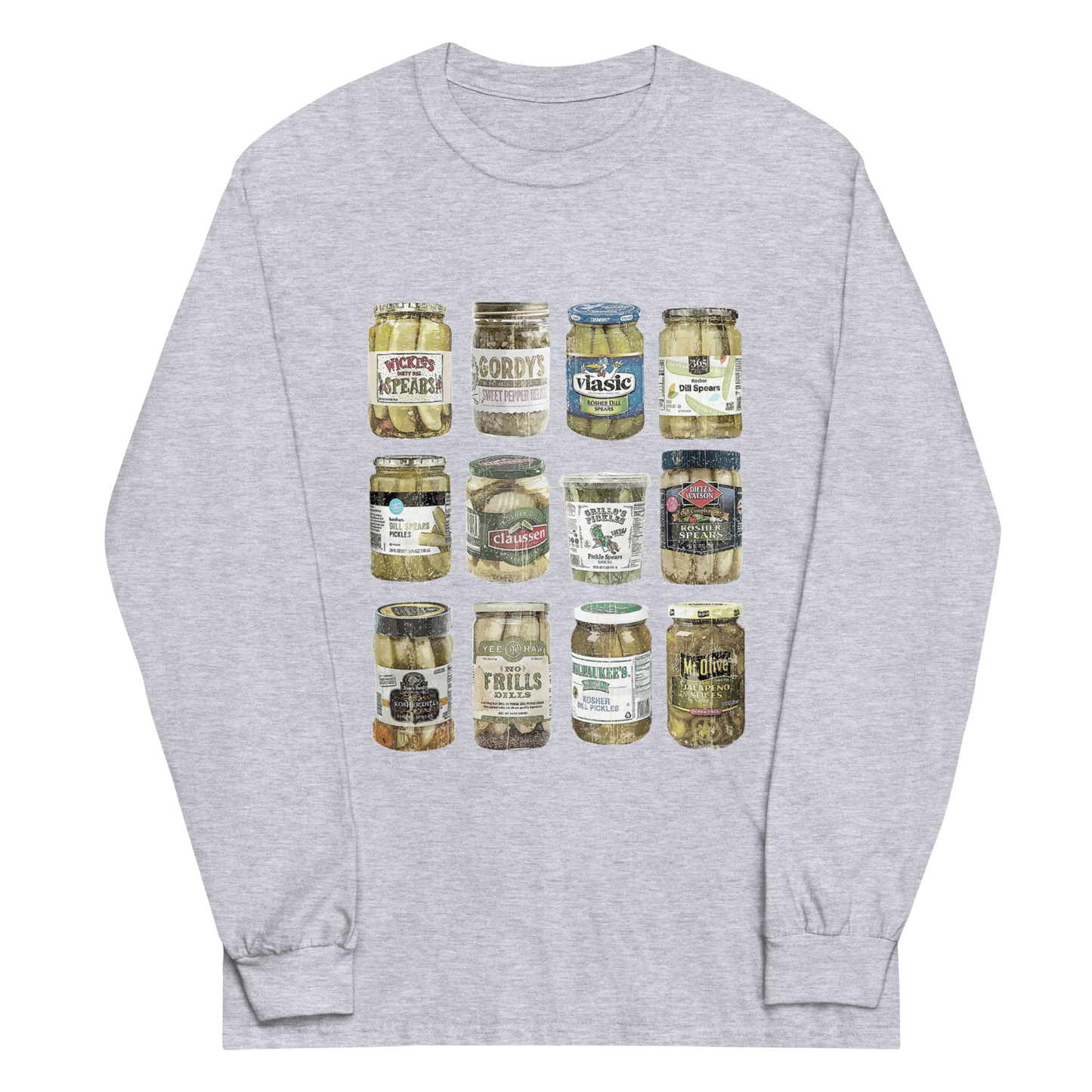 Vintage Pickle Jars Long Sleeve