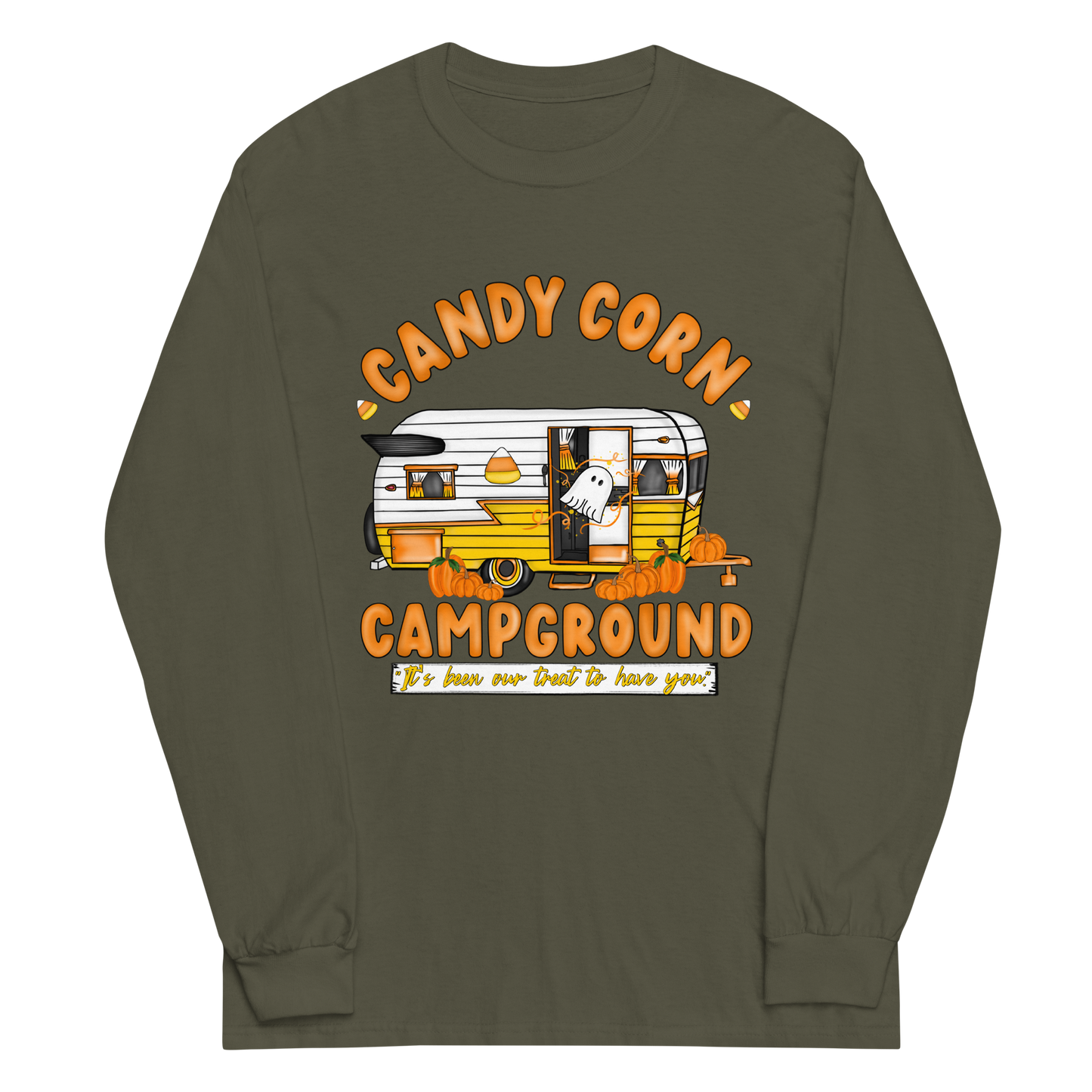 Candy Corn Campground Long Sleeve