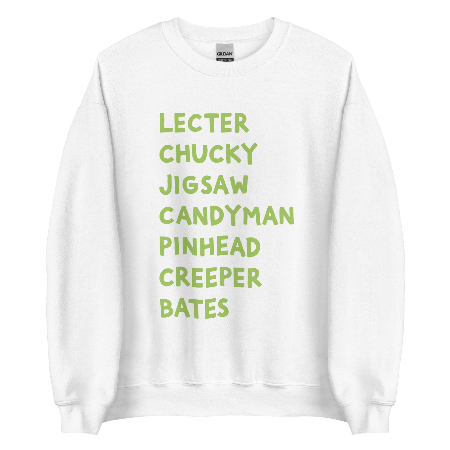 Horror Movie Killers Crewneck