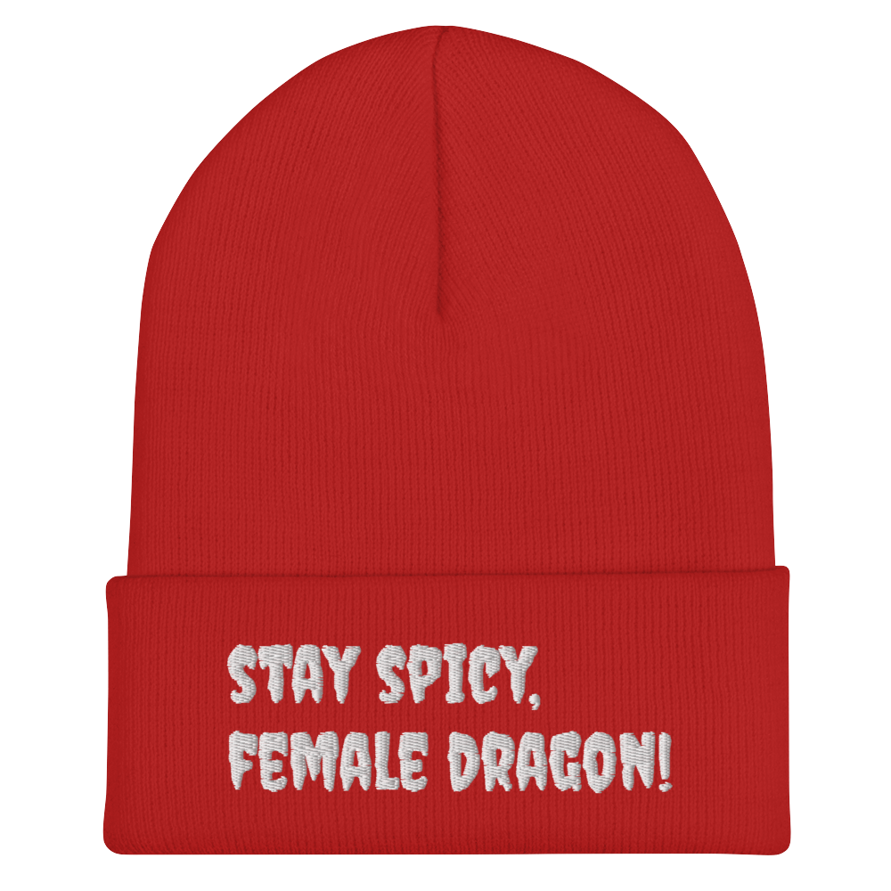 Stay Spicy, Female Dragon! Beanie