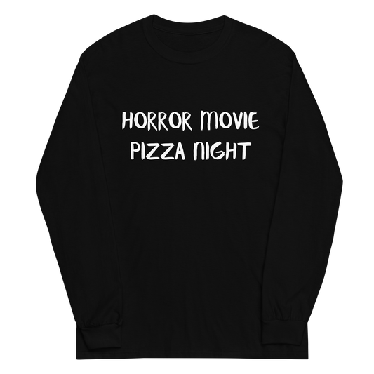 Horror Movie Pizza Night Long Sleeve