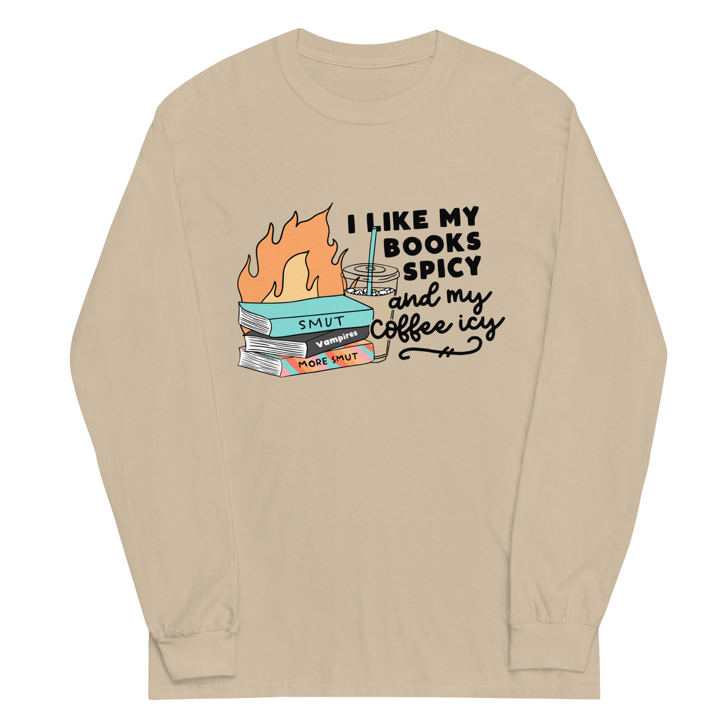 Spicy Books & Icy Coffee Long Sleeve