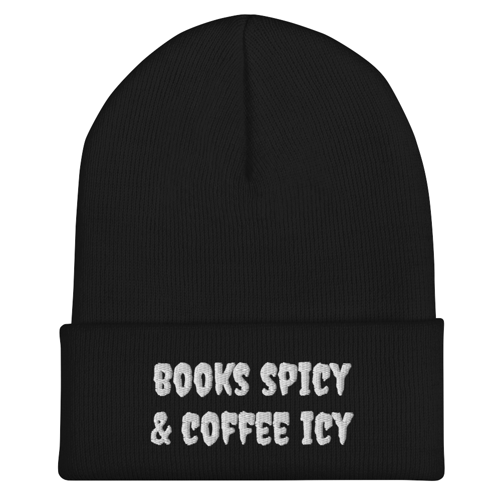 Spicy Books & Icy Coffee Beanie