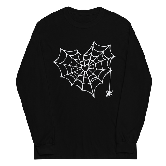 Spider Web Heart Long Sleeve