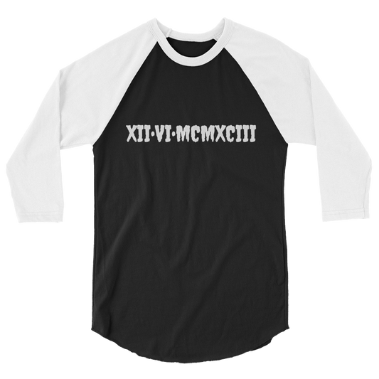 Custom Roman Numerals Baseball Tee