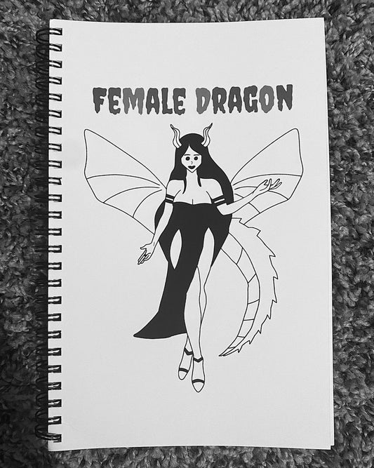 Female Dragon Notebook