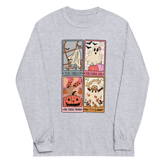 Spooky Tarot Cards Long Sleeve