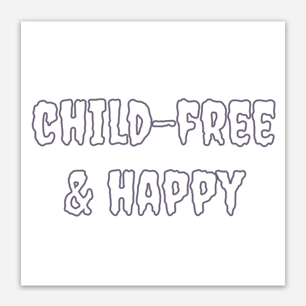 Child-Free Sticker