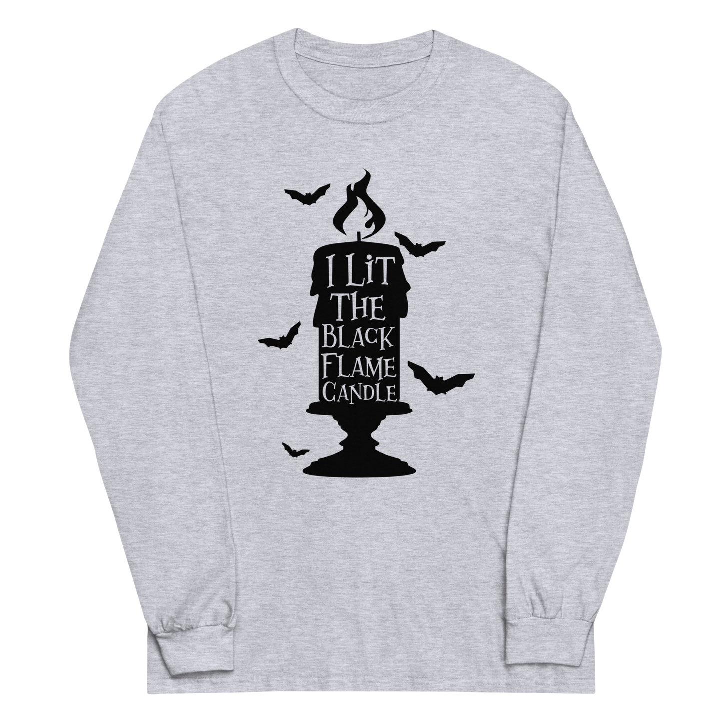 Black Flame Candle Long Sleeve