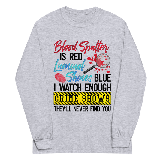 Crime Shows Long Sleeve