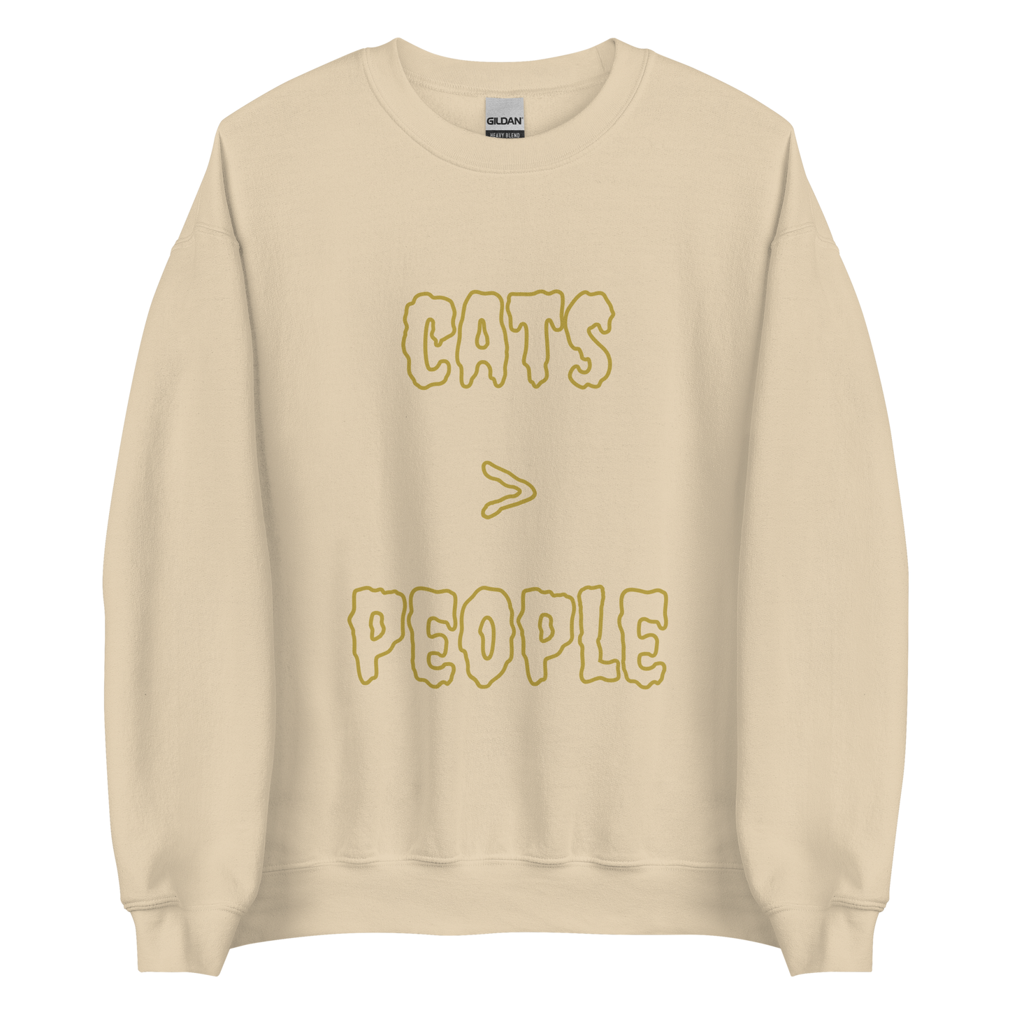 Cats Are Greater Than People Crewneck