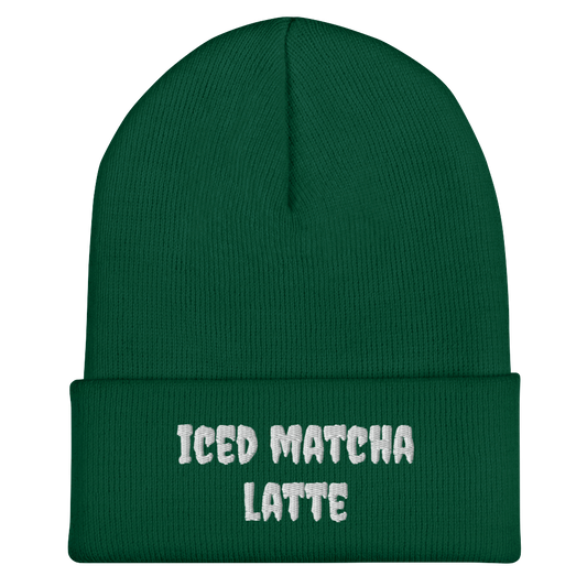 Iced Matcha Latte Beanie