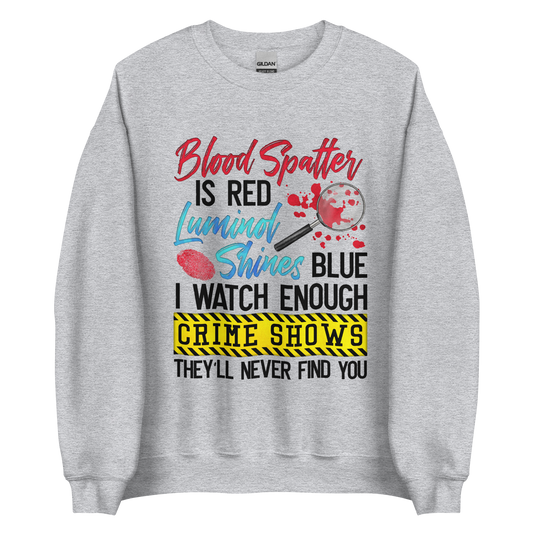 Crime Shows Crewneck