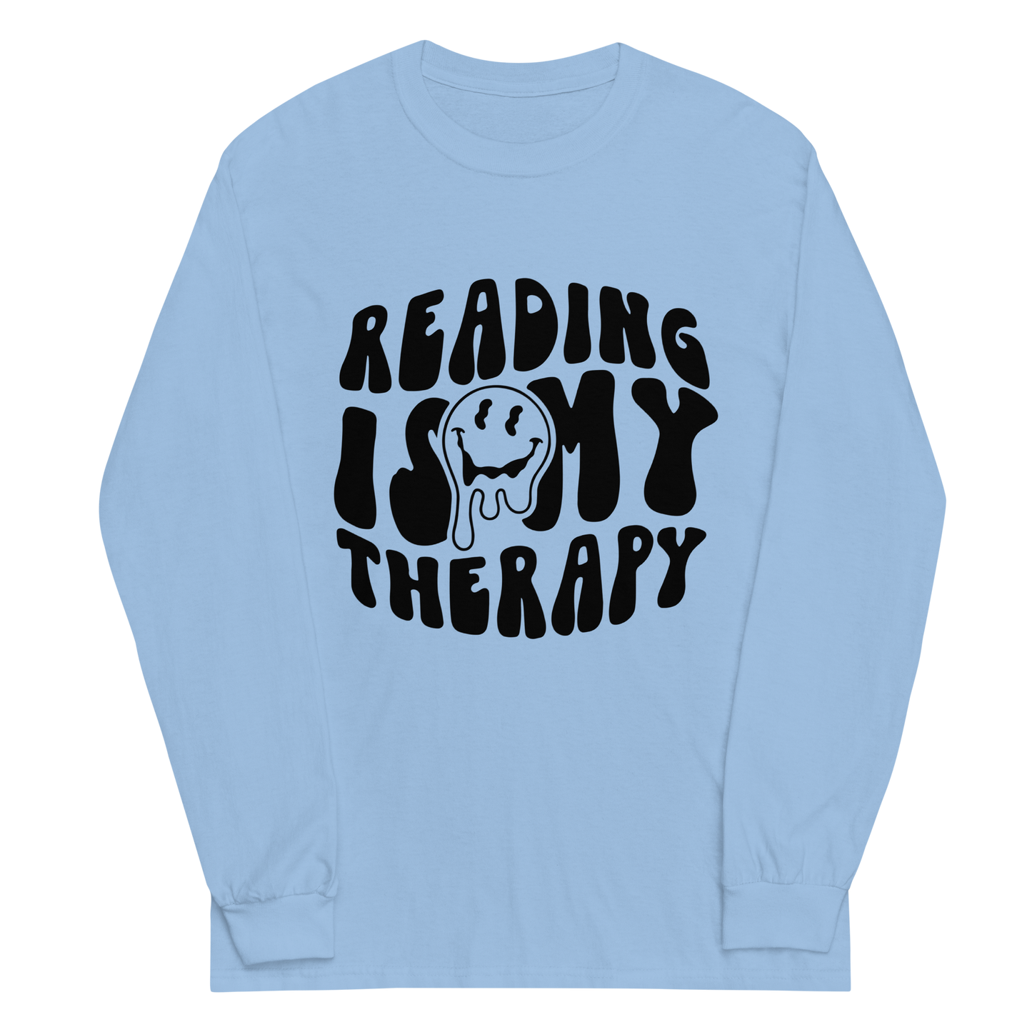 Reading Is My Therapy Long Sleeve