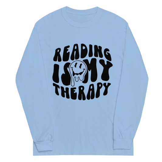 Reading Is My Therapy Long Sleeve