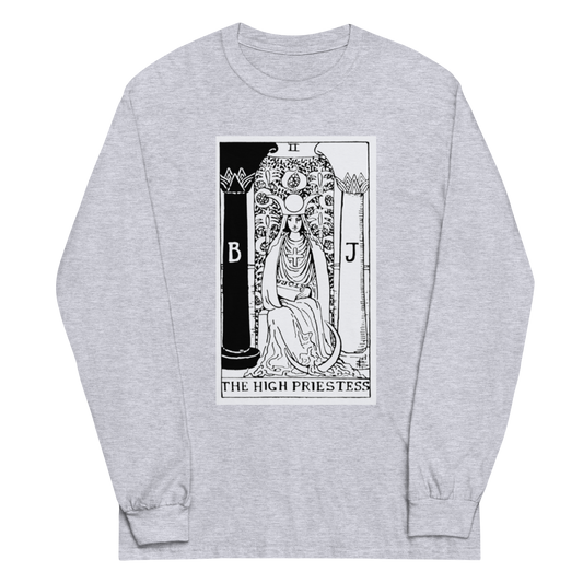 High Priestess Tarot Card Long Sleeve