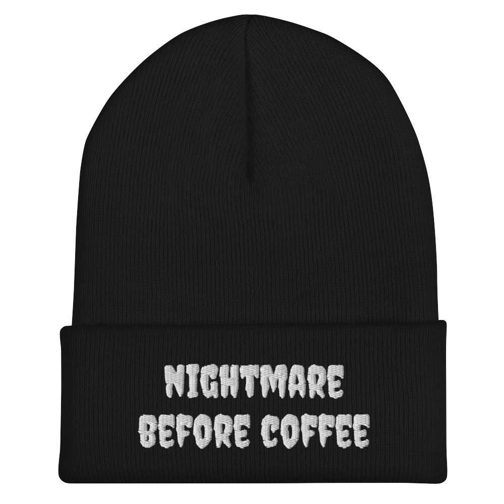 Nightmare Before Coffee Beanie