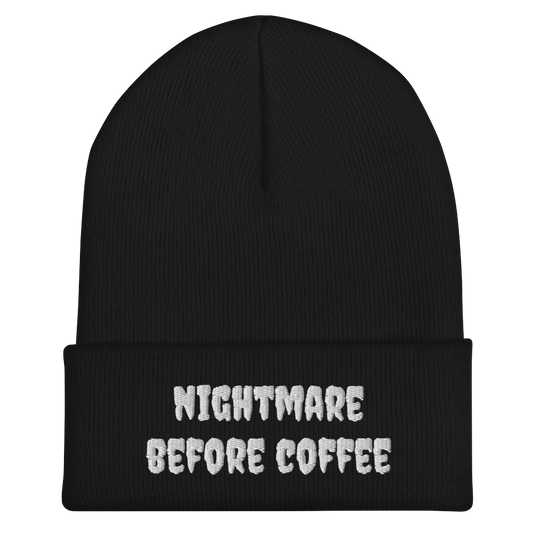 Nightmare Before Coffee Beanie