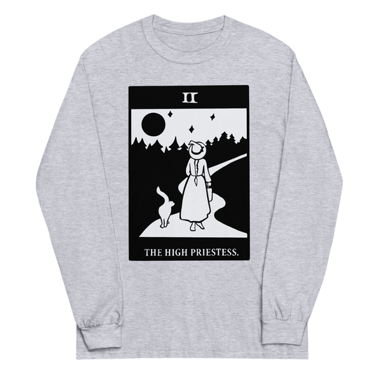 High Priestess Tarot Card Long Sleeve