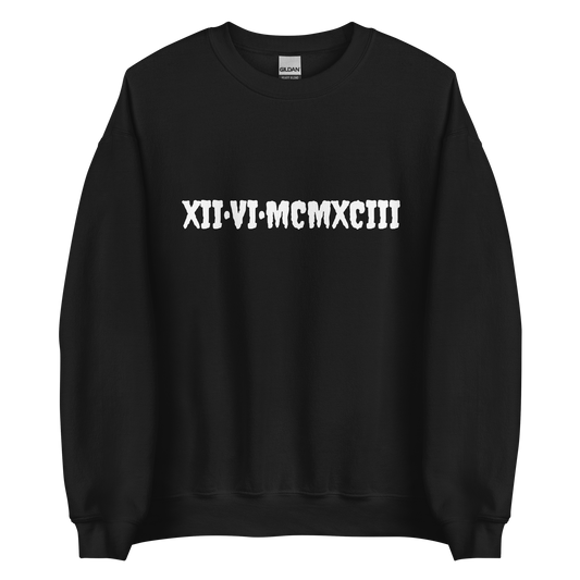 Custom Roman Numerals Crewneck