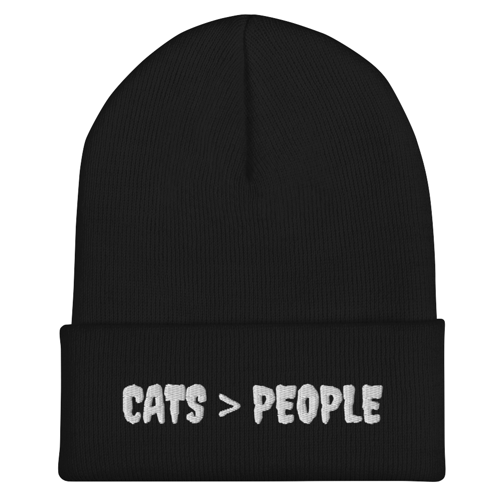 Cats Are Greater Than People Beanie