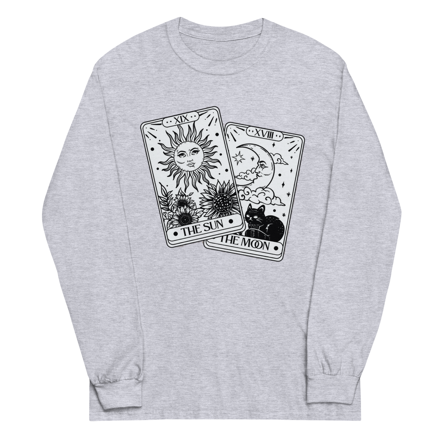 Sun & Moon Tarot Card Long Sleeve