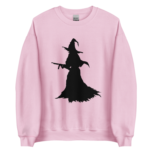 Witch With Gun Crewneck