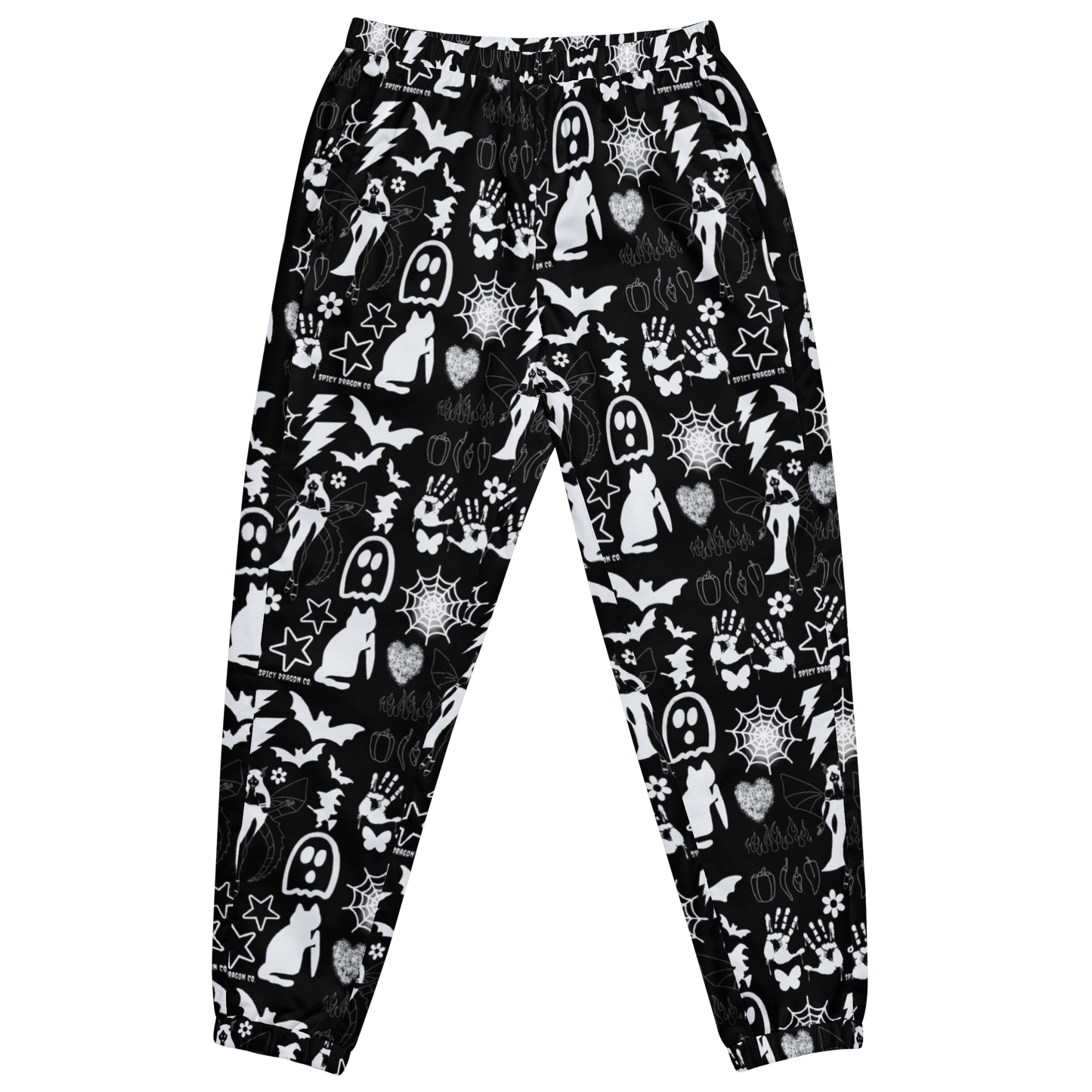 Spicy Dragon Co. Collage Track Pants