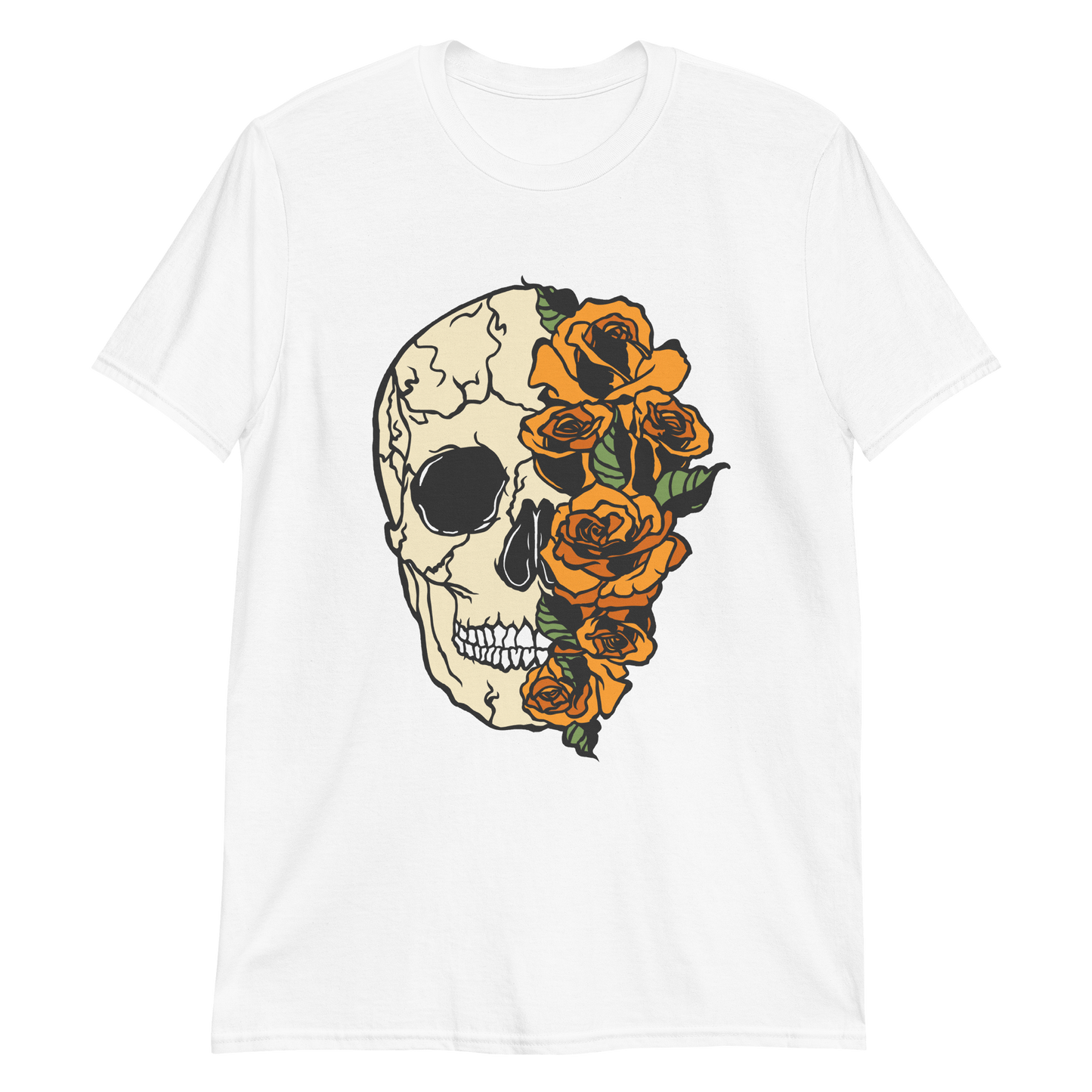 Skull With Roses