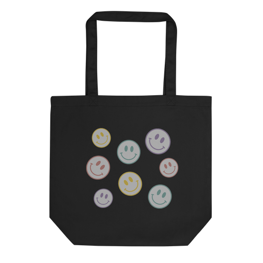 Retro Smileys Eco Tote Bag