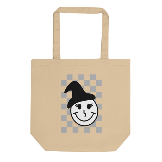 Witch Smiley Eco Tote Bag