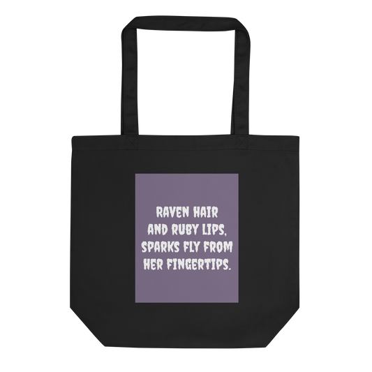 Raven Hair/Ruby Lips Eco Tote Bag