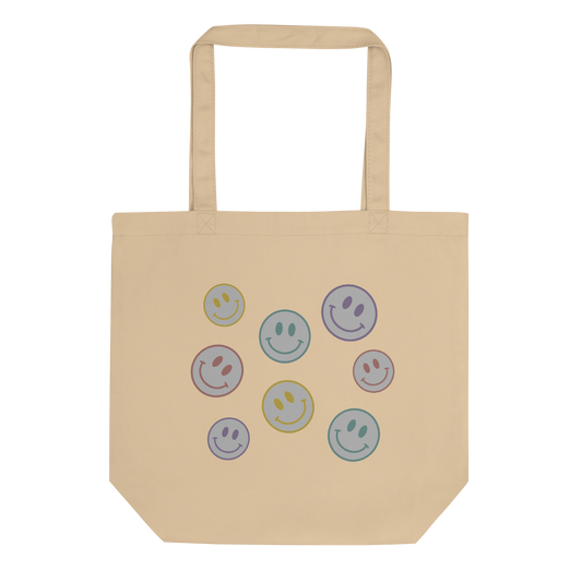 Retro Smileys Eco Tote Bag