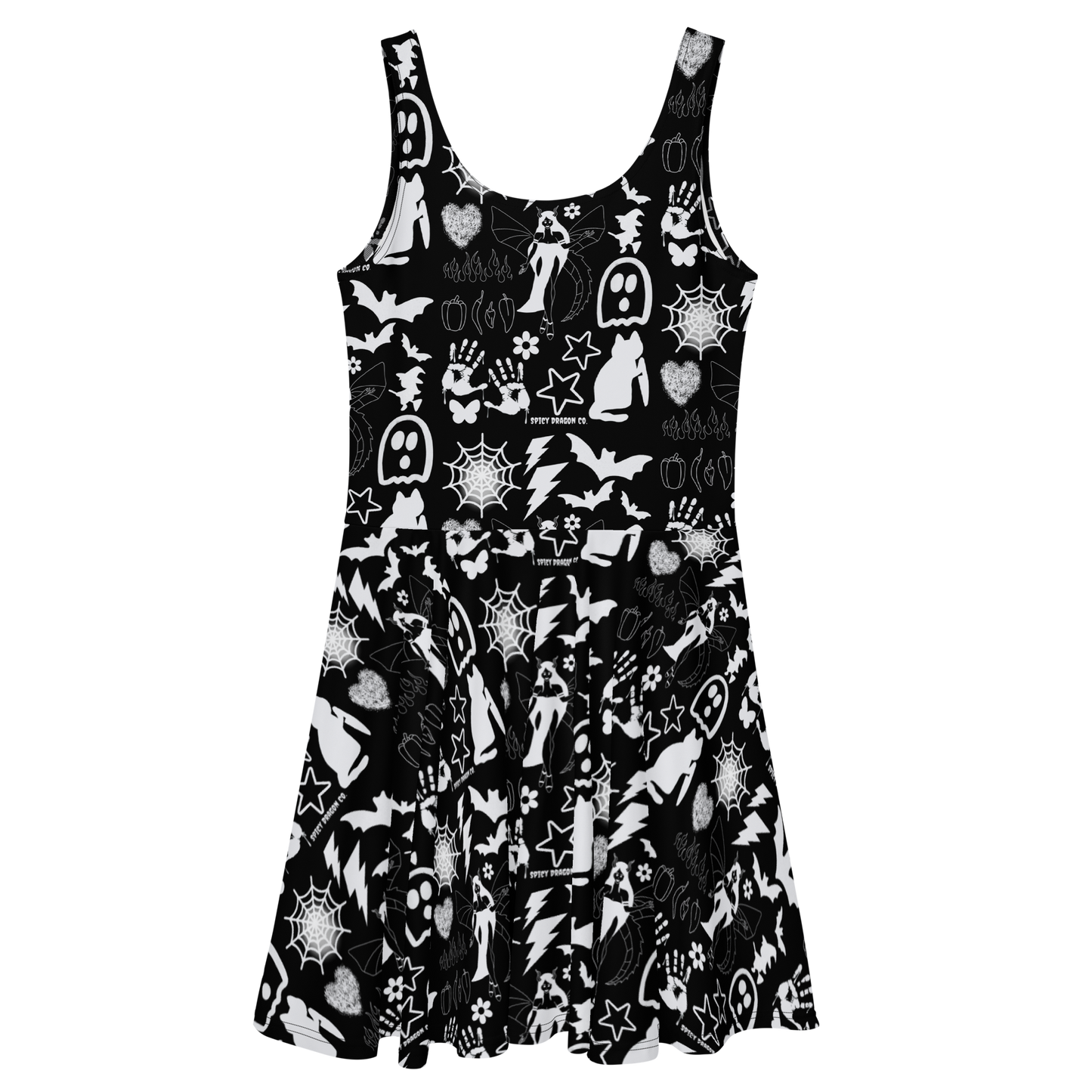 Spicy Dragon Co. Collage Dress