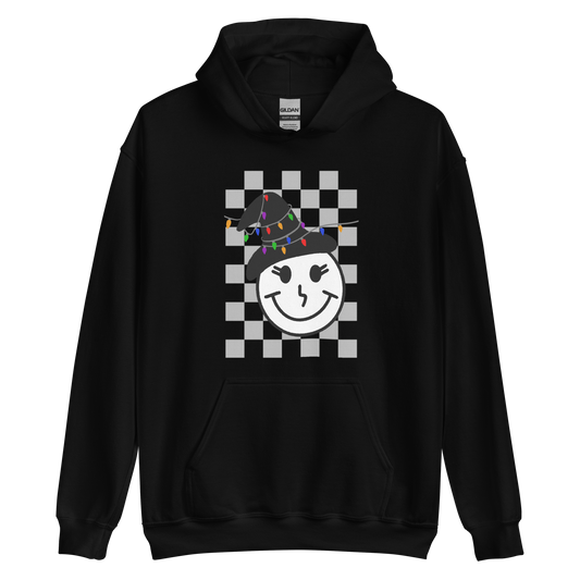 Christmas Witch Smiley Hoodie